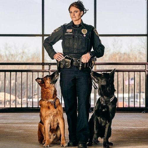 How these K9 Officers helped their Dog Mom beat Breast Cancer, Twice!
