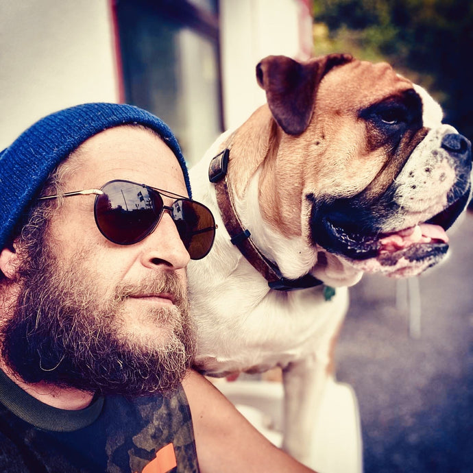 English Bulldog is Dog Dad's Lifeline through Quarantine