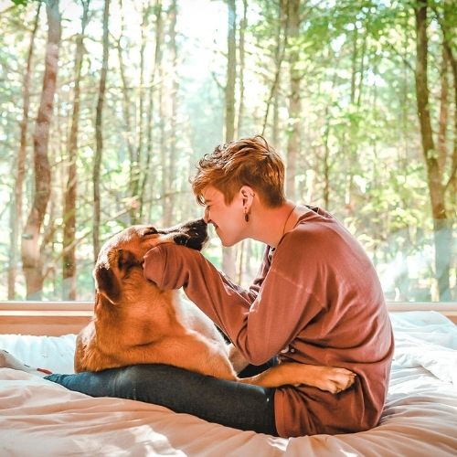 How this Dog Mom and Rescue Dog Manage Anxiety Together